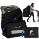 Car Seat Travel Bag for Airplane, Nylon Backpack Style, Reinforced Seams Padded Adjustable Shoulder Strap, Drawstring Airline Gate Check Bag for Car Seats Infant Carrier Booster Fits All Sizes