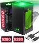 Universal Dual Charger w/ 2 x 2200mAh Rechargeable Battery Pack for Xbox Series X/S, Xbox One, and Xbox One X Controllers