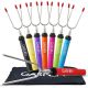 Garnen [FDA Certified] BBQ Marshmallow Roasting Sticks With Pouch - 8 Pack