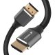 Fosmon HDMI 2.1 Cable 8K@60Hz 1ft, Premium Certified 48Gbps Ultra High Speed, 4K@120Hz, Dynamic HDR, HDCP 2.3, 3D, eARC, 30AWG Cotton Braided Compatible with UHD TV, Monitor, PS4/PS5, Xbox One/X/S