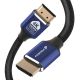 Fosmon HDMI 2.0 Cable 4K@60Hz 15ft, Premium Certified In-Wall CL3 Rated, 18Gbps Super High Speed, HDR, HDCP 2.2/1.4, 3D, ARC, 28AWG Cotton Braided Compatible with UHD TV, Monitor, PS4/PS5, Xbox One/X/S, Switch