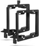 2-Gang Low Voltage Mounting Bracket - Black - 20 Pack